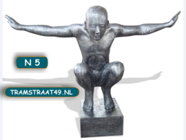 Mannen beeld metaal N5