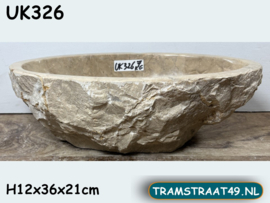 Smalle ovale fontein wc meerkleurig UK326