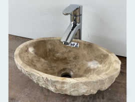 Smalle ovale fontein wc meerkleurig OK308 (36x21cm)