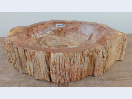 Versteend hout wasbak YM140 (60x43cm)