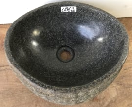 Kleine waskom natuursteen (35x31cm)