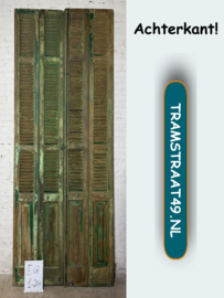 Antieke franse hoge shutters (set van 4 shutters) EG1-24