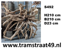 Teak root deco (210x210cm)