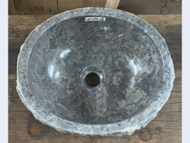 Waskom marmer grijs VE164 (36x31cm)