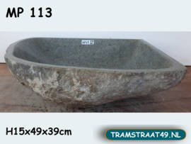 Natuursteen waskom hoek MP113