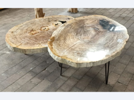 Versteend hout salontafel blad CV44 (86x64cm)