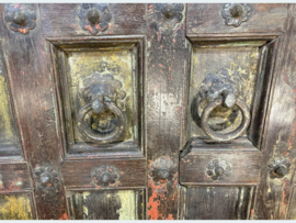 Hoge antieke deur teakhout N144-97