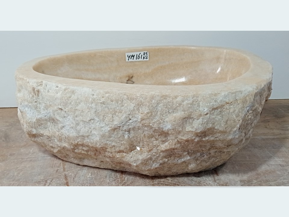 Badkamer waskom uit onyx YM161 (45x36cm)