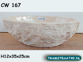 Pompbak wc riviersteen beige / wit CW167