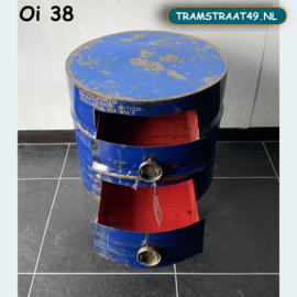 Oil drum nachtkastje Oi38