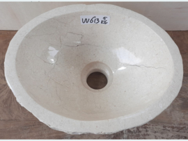 Fontein toilet marmer wit / beige VV613