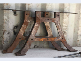 Industriële tafelpoten extra breed 72cm hoog - per 2 IND1-1
