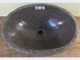 Riviersteen waskom middel D31 (36x26cm)