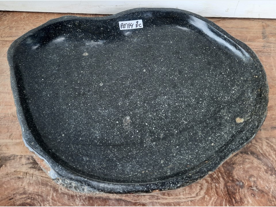 Drinkschaal vogel riviersteen PE114 (46x38cm)