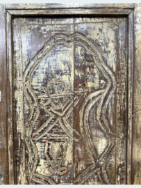 Oude deuren met houtsnijwerk N144-96