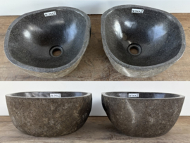 Natuursteen waskom set OK205 (33x32cm)