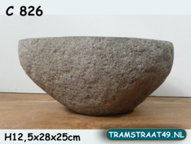 Natuursteen waskommetje C826 (28x25cm)
