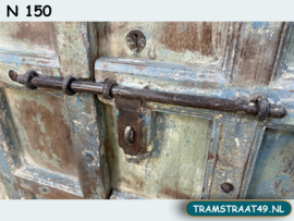 Hoge grote deur / poort teak hout N150