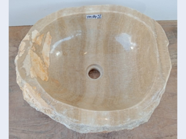 Lavabo natuursteen onyx YM184 (45x40cm)