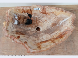 Versteend hout wastafel TT11 (56x39cm)