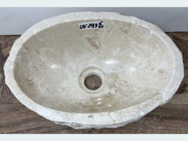 Beige/wit marmer fontein wc UK293