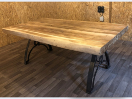 Teak hout tafelblad TBT-1 (200x105cm)