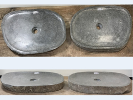 Set plate waskommen uit dezelfde steen Z757