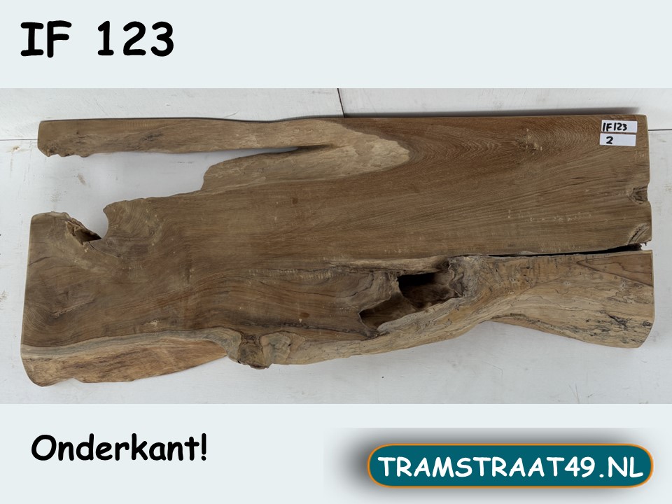 Teak wortel plank IF123 (92x40cm)