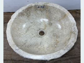 Meerkleurig  lavabo natuursteen UK248 (41x36cm)
