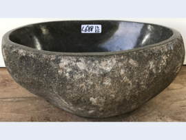 Riviersteen pompbak middel L688 (38x30cm)