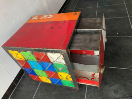 Oliedrum salontafel / nachtkastje Oi43