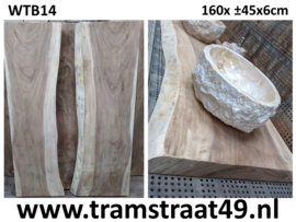 Wastafelblad suar natural (160x ±45cm)