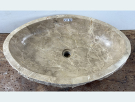 Marmeren waskom badkamer IC12 (61x40cm)