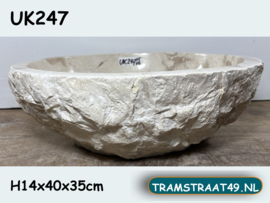 Lavabo beige marmer UK247 (40x35cm)