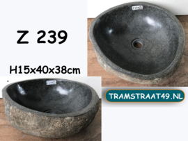 Waskom riviersteen Z239 (40x38cm)