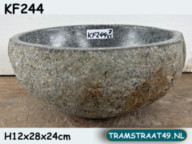 Riviersteen fontein wc KF244 (28x24cm)