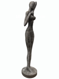 Metalen vrouwen beeld N9 (180 cm)