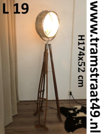 Snaardrum vloerlamp - muziekinstrument lamp