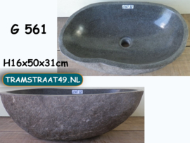 Badkamer waskom van natuursteen G561(50x31cm)