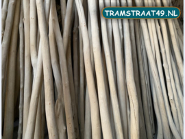 Lange stok koffiehout / javahout 300cm