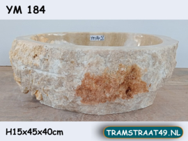 Lavabo natuursteen onyx YM184 (45x40cm)