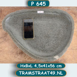 Natuursteen platte schaal P645 (56x41cm)