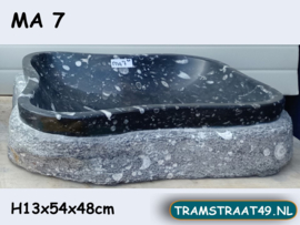 Ammoniet fossiel waskom MA7 (54x48cm)