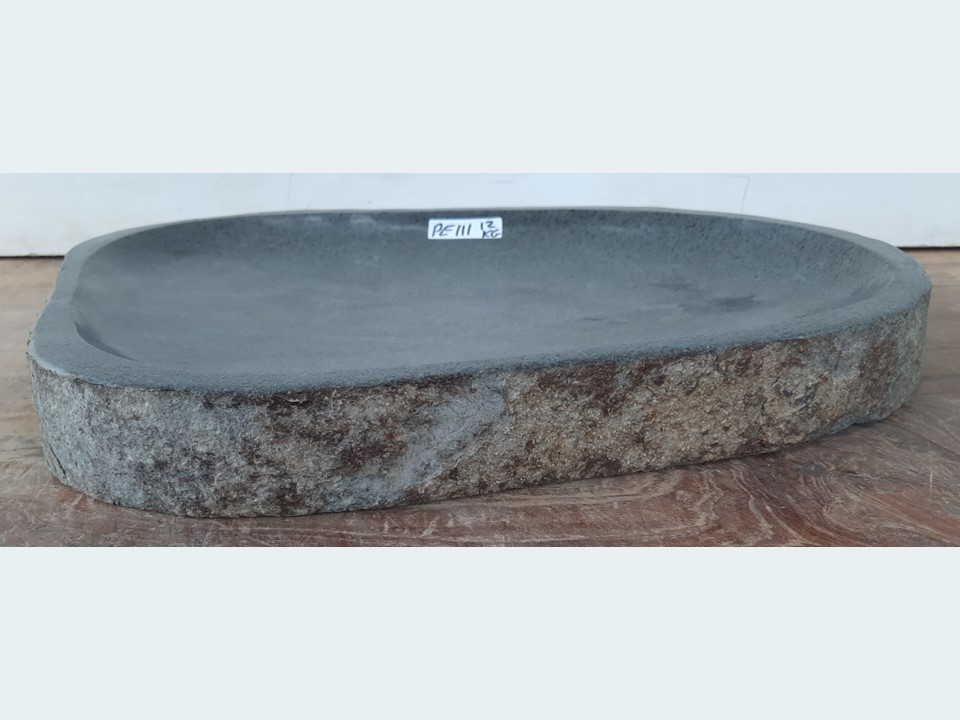 Vogelbad riviersteen PE111 (46x36cm)