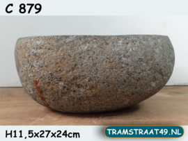 Toilet lavabo waskom natuursteen C879 (27x24cm)