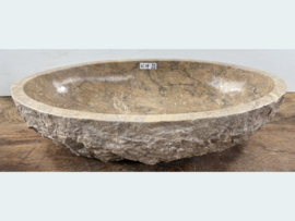 Marmeren opzet waskom kleurig IC19 (61x41cm)