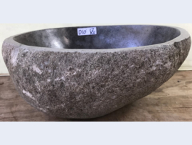 Badkamer waskom riviersteen D10 (37x33cm)