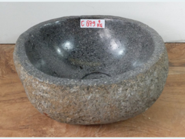 Toilet lavabo waskom natuursteen C879 (27x24cm)