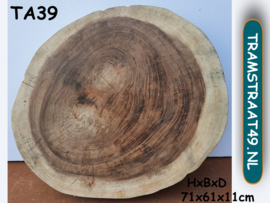 Salontafel suar hout TA39 (71x61cm)