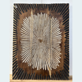 Lage wandpaneel houtsnijwerk IF78 (H140 cm)